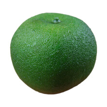 Fake Strawberrys Realistic Fruit Model-Green flat orange 30
