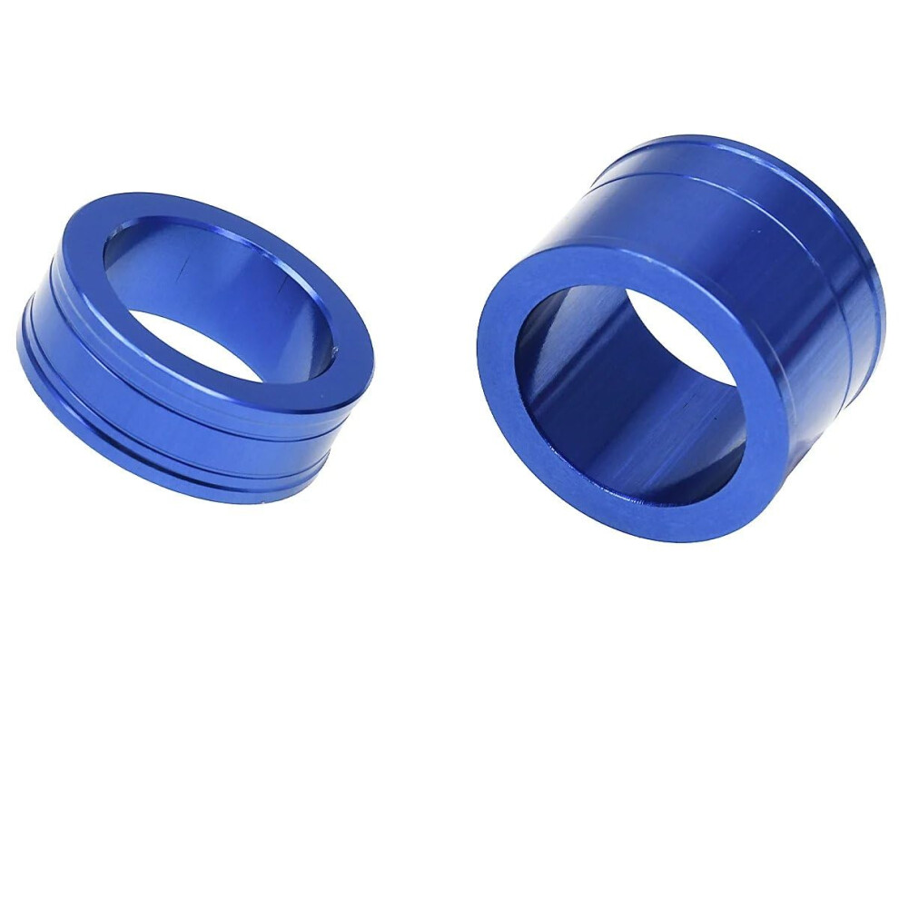 Front Wheel Axle Spacer Kit For Yz250f Yz450f Wr250f Wr450f, 6061T6 Aluminum Anodized Blue 9189345585326