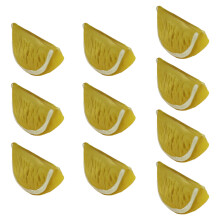 Set of 10 Artificial Lemon Block Lemon Model for-Yellow