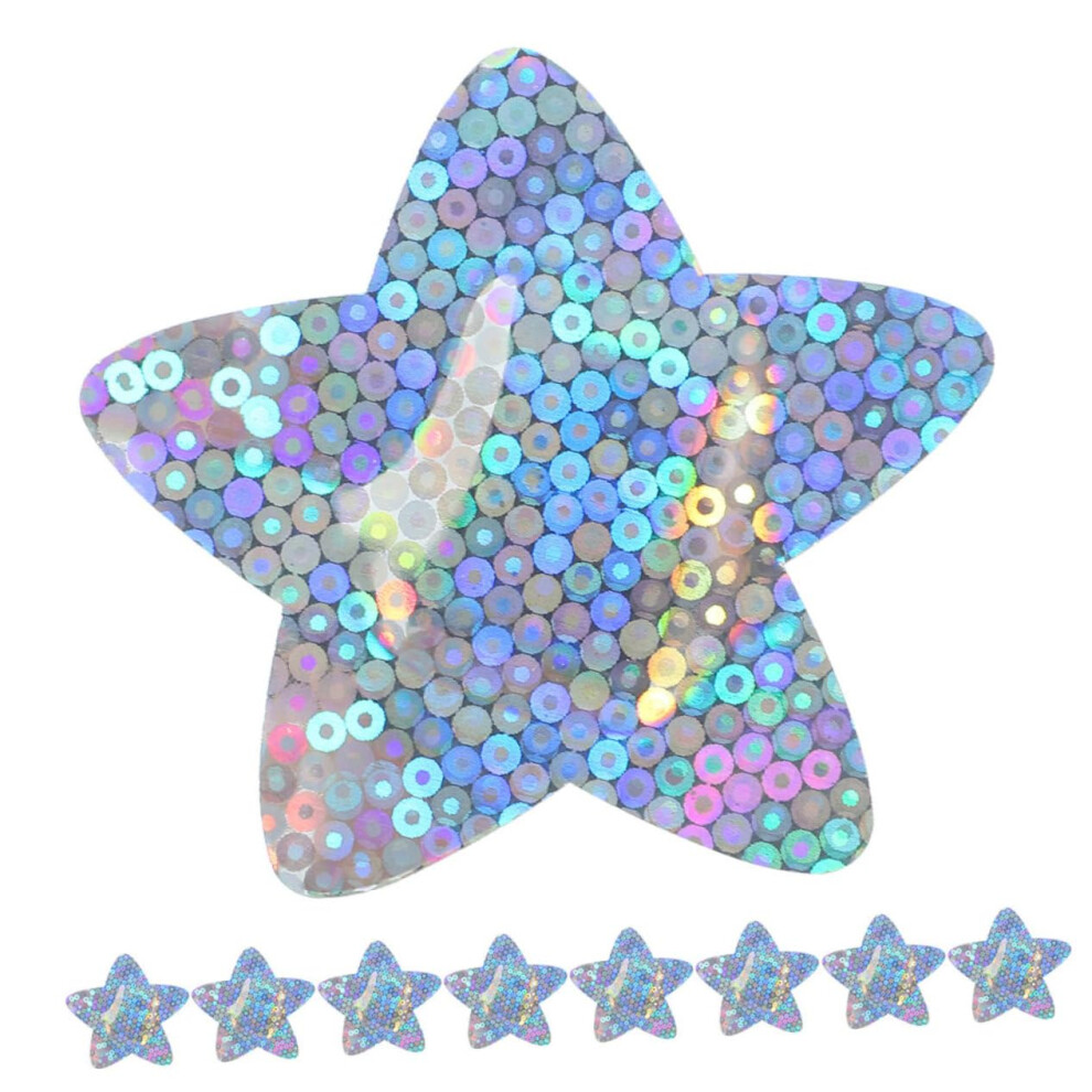 20pcs Waterproof Cartoon Adhesive Bandages for Kids Glitter Star Design Gentle on Skin