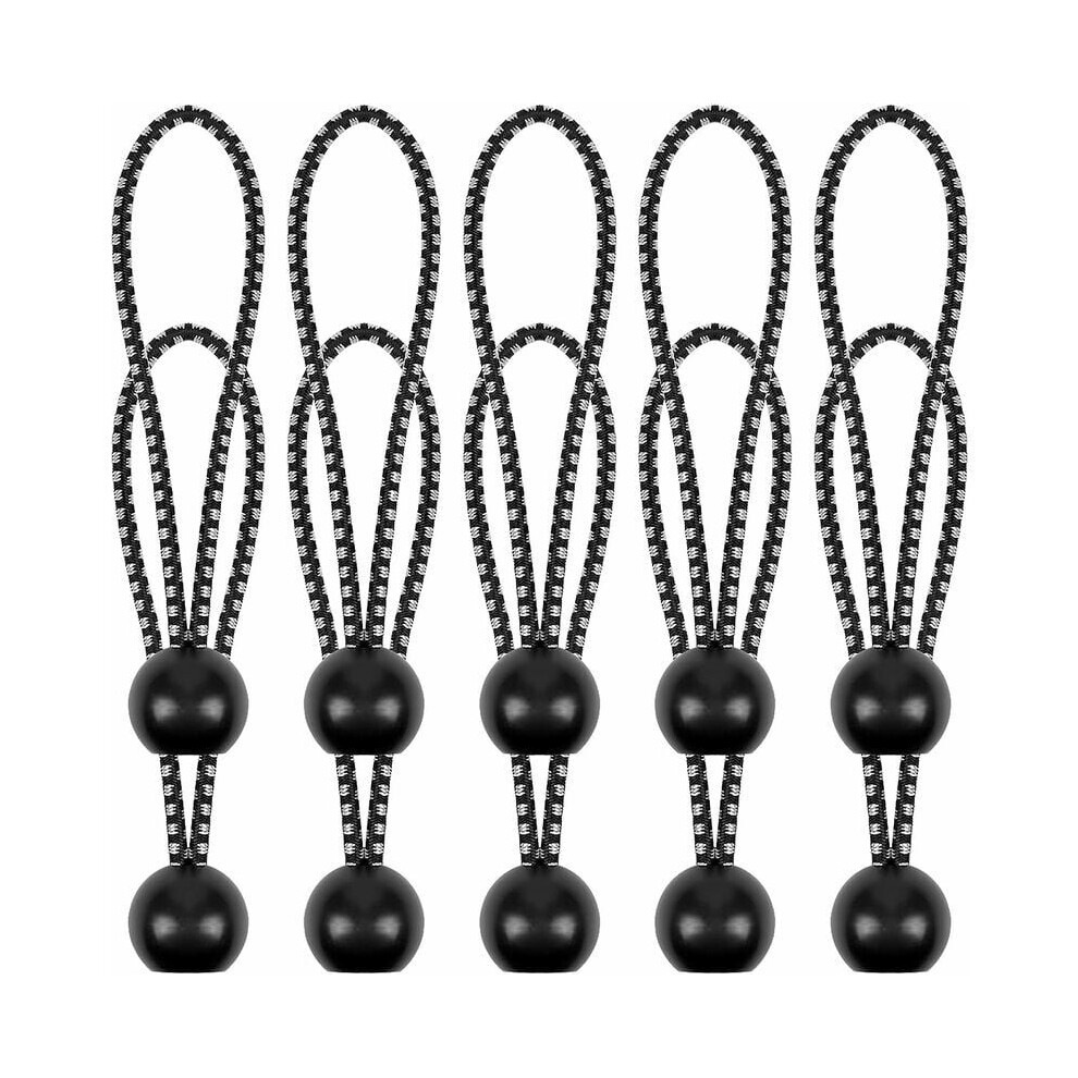 Indoor & Outdoor Ball Bungee Cords, High Elastic Stretch, Versatile, Infinitely Extended, Temperature Resistant, For Camping And More, 10 Pieces 9454554046112
