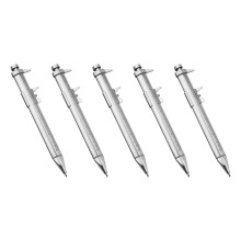 0100mm Vernier Caliper Pen Ball Point Pen  5Piece Student Stationery Set, Multifunctional Roller Measuring Tool