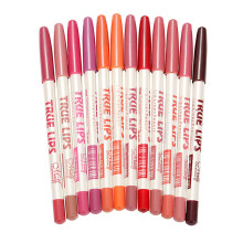 Set di matite per labbra per trucco professionale, matite per labbra naturali con tonalità marrone quercia, rosa e rosse per risultati lisci e