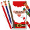 Weihnachts-Gelstifte-Set, radierbar, 3er-Pack 2