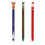 Weihnachts-Gelstifte-Set, radierbar, 3er-Pack 3
