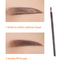 Peel-off øjenbrynsblyantsæt, professionelle makeupværktøjer til at skabe naturlig øjenbrynsmakeup, glat og naturlig finish, perfekt til dagligt