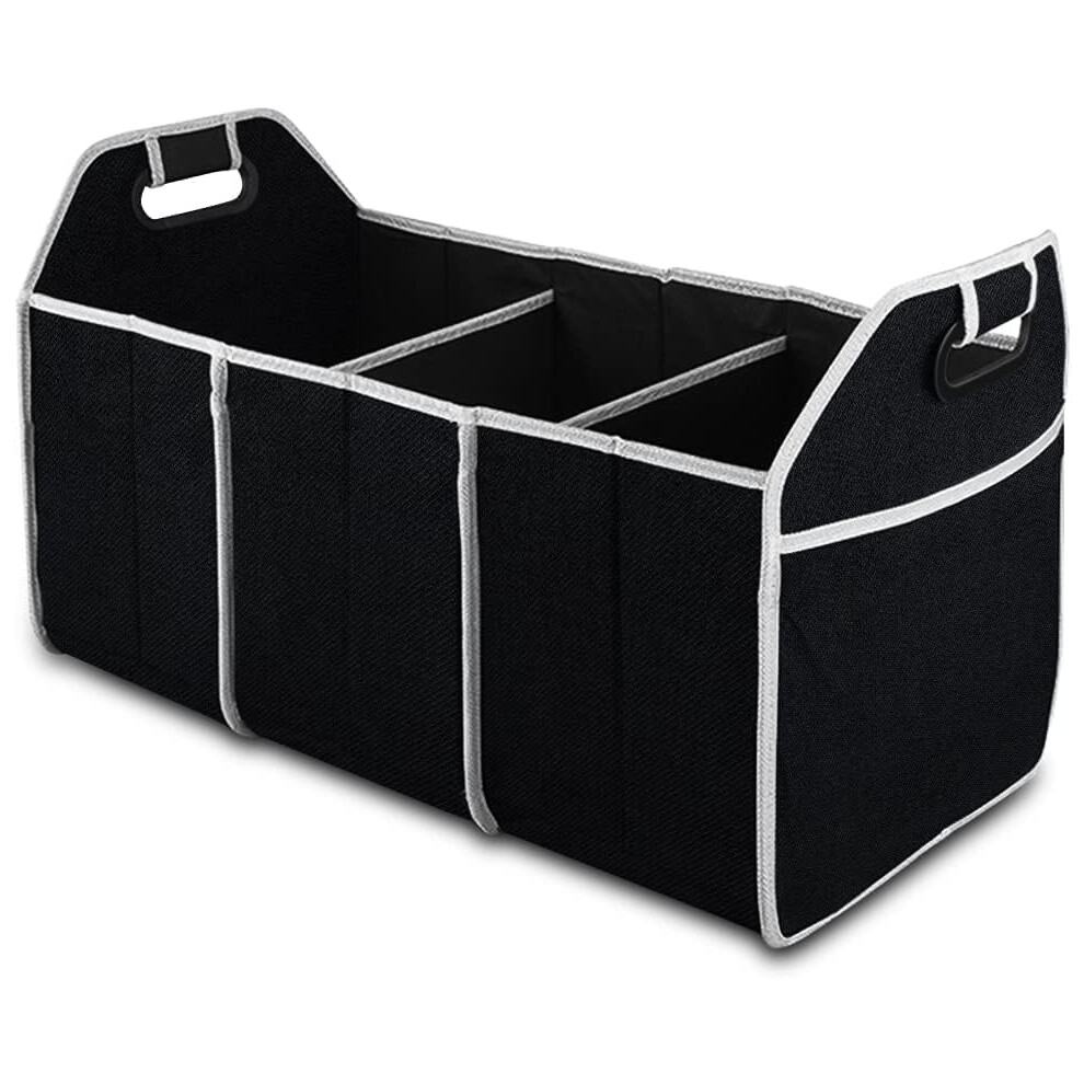 Car Trunk Organizer Leather Foldable Large Capacity Waterproof Storage Box For Suv Truck Van Sedan 9001264936082