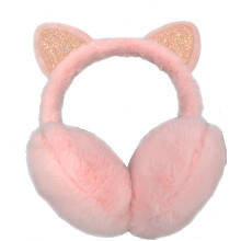 Fluffy Earmuffs for Children, One Size Fit Most with Adjustable Fit and Soft Faux Fur Lining, Warm and Comfy Winter Headband for Girls and Boys, Folda
