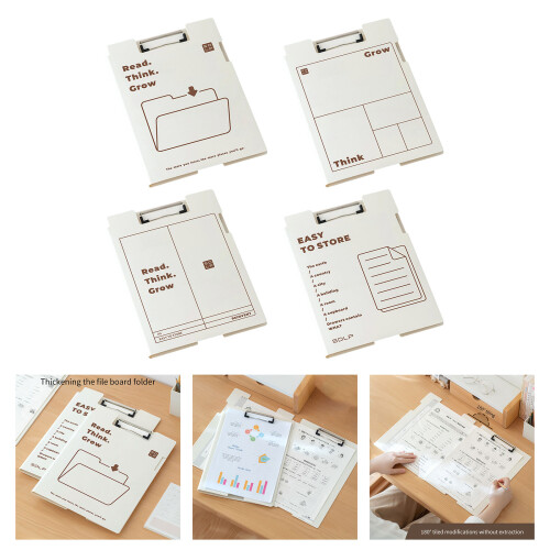 Professional Document Organiser With Metal Clip Waterproof-B 2