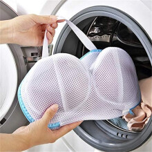 Lussuosi sacchetti per la biancheria in rete, design a rete a 360 per proteggere i reggiseni in lavatrice, con cordino per appenderli e farli