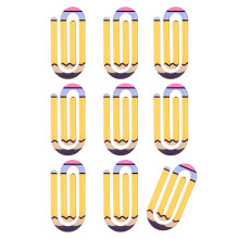 Clip de marque-pages transparent pour outil-crayon