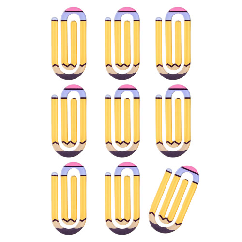 Clip de marque-pages transparent pour outil-crayon