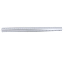 Règle de dessin en aluminium avec marquages gravés-argent 30cm