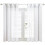 Elegant Decor Linen Διαφανή Πάνελ Κουρτίνας Grommet, Αέρινο Voile Διαφανές Φιλτράρισμα Φωτός 1