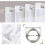 Elegant Decor Linen Διαφανή Πάνελ Κουρτίνας Grommet, Αέρινο Voile Διαφανές Φιλτράρισμα Φωτός 3