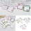 9 matelas à notes collantes de noël recyclables,-Série Chien 3