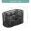 Plateau de bureau permanent en métal, rangement ventilé à 9-Gris 4