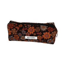 Étui de fournitures d'art en velours côtelé, pochette-8