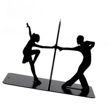 Metal Books Stand for Display Decors Elegant Bookends-Latin