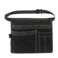 Mehrzweckschürze mit mehreren Taschen, verstellbarem Gürtel, strapazierfähigem Canvas-Material für vielseitige Arbeitsanwendungen
