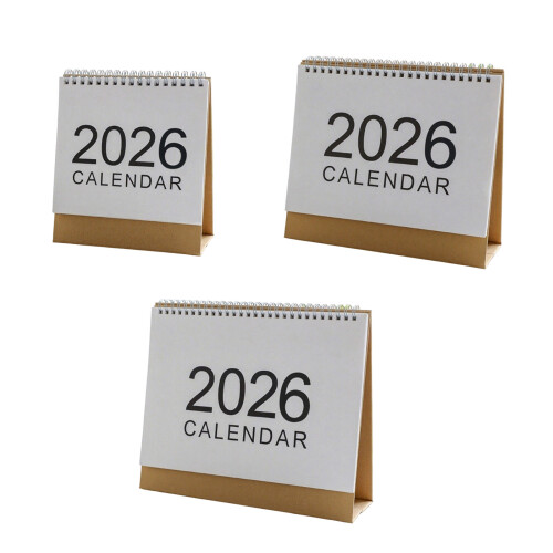 Calendrier de bureau 2026, calendrier domestique, calendrier-M 1