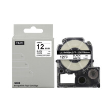 bande d'étiquette de mode de tissu de 12mm pour des-BLANC