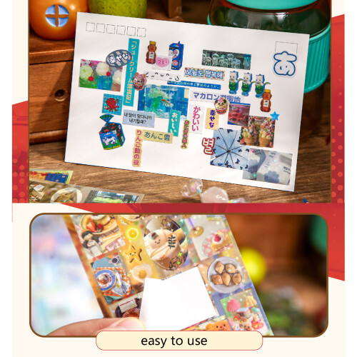 Artistic Decorative Scrapbook Sticker for Adults Students,-2 1