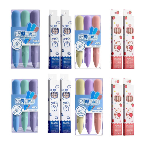 Gommes et crayons ensemble de Correction-style petit garçon 1