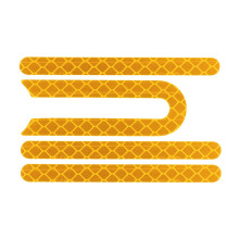 Reflective Side Covers Protectors for Electric Scooters, Night Warning Stickers for Commuter and Urban Models, Durable Adhesive