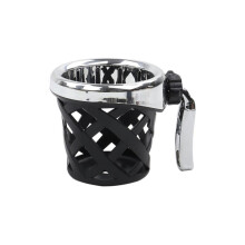Adjustable Chrome Motorcycle Drink Holder with Secure Grip for Boulevard M109 C50 C90 Touring