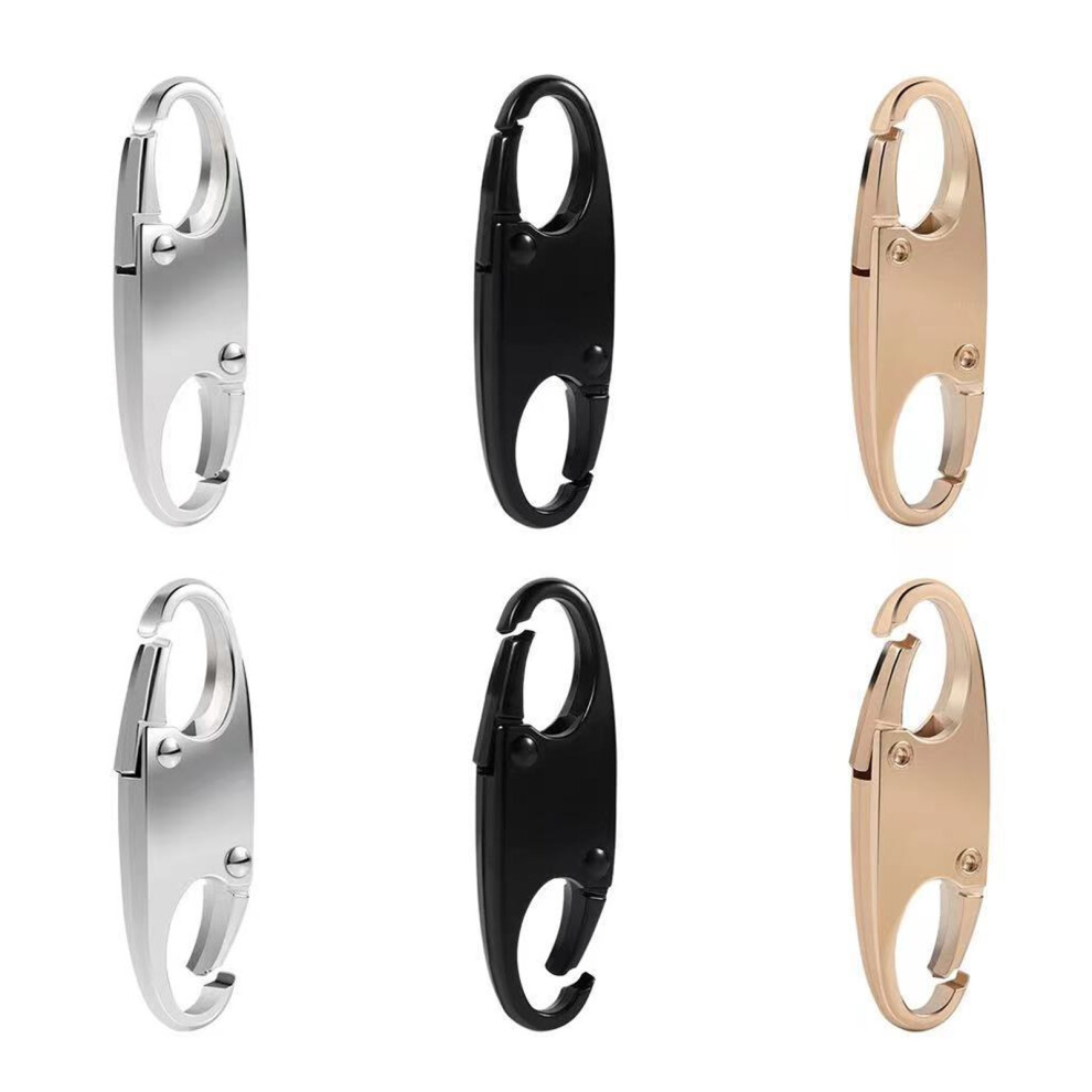 Theft Deterrent Zipper Clips, Secure Zipper Closure For Backpack Travel Luggage Case, Double Opening Anti Theft Zipper Locks Travel Safety Durable Met 9454554049076