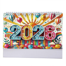 Milieuvriendelijk zesentwintig zesentwintig gooikalender voor