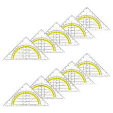 10 stuks 2-in-1 set vierkante gradenboog geometrie-B