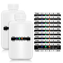 Inclusief een elastische beenband in de complete urinetestkit, draagbare lege flesjes met zelfklevende temperatuurteststrip voor veilige en