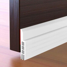 Türdichtung mit Zugluftstopper, verdicktes, flexibles Material für maximalen Schutz vor unerwünschten Einflüssen, verstellbare Türdichtung für