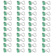 40 stuks metalen clips papierklemmen opvouwbare clips-Groente
