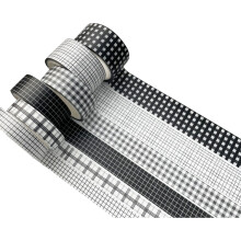 6Rolls Aesthetic Decorative Tape 5Meter Per Roll Masking-BK