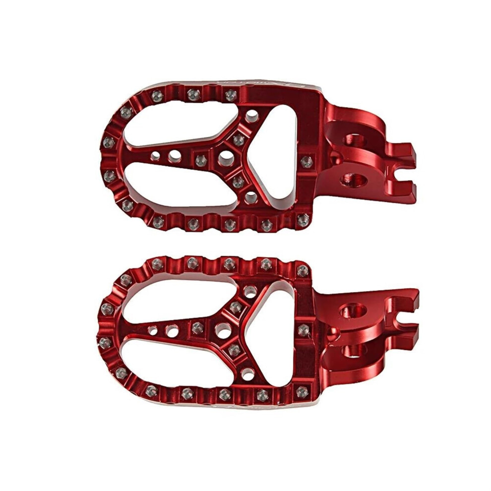 Motorcycle Foot Pegs Antislip Aluminum For Honda Crf125r 250R 250X 450R 20022021 9001264938130