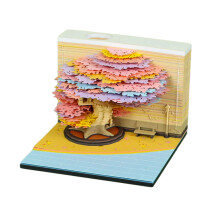 Twintig zes artistieke 3D-boomgroeikalender Wekelijks-S