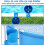 8 Pack Pool Cup Holders for Above Ground Pool Accessories Fits 2' Bars Secure ClipOn Design 4