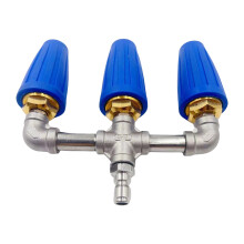 Power Washer Triple Turbos Nozzle 360Rotating Design Durability
