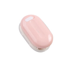5 Sheets Capacity, Compact Handheld Hole Punches for Home-Pink
