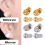 Secure Locking Earring Backs Sturdy Earring-Silver Style 1 3