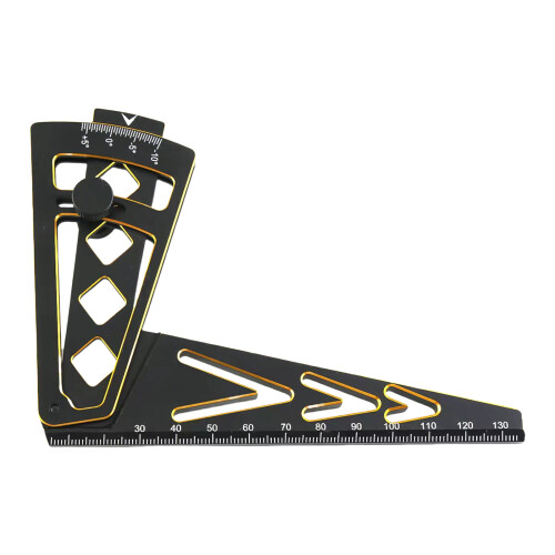 Multifunction   Car Height Measuring Tool Aluminum-black gold
