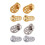 Secure Locking Earring Backs Sturdy Earring-Silver Style 1 2