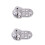Upgraded Earring Support Backs Secure Earring-Silver Style 2 1