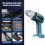 Practical Cordless Electric Blower Air Blower For Garden-Blue 3