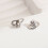 Gold or Silver Earring Backs With Secure 8 Shape Structure-Gold 6