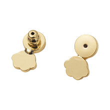 Comfort Lift Earring Support Backs For Sagging-Gold Cat claw