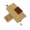 Storage Leather Canvas Bag Hiking Camping Portable-Brown 7